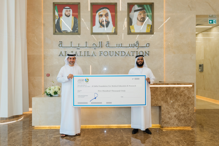 Dar Al Ber Supports The Al Jalila Foundation with half a million dirhams for research into the emerging covid-19 Virus